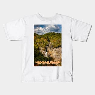 Linville Falls State Park North Carolina Kids T-Shirt